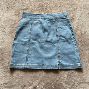 Denim Mini Skirt